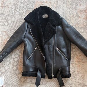 Acne Velocite shearling jacket